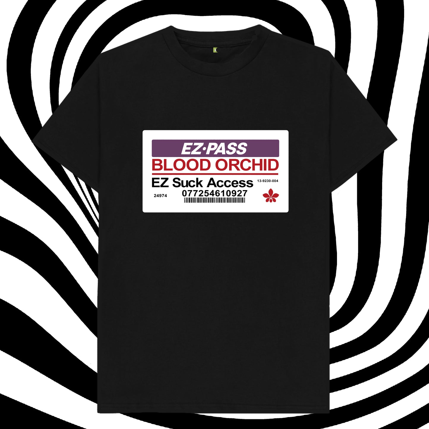 Unisex Heavy Cotton Tee - EZ Pass Blood Orchid Graphic Shirt