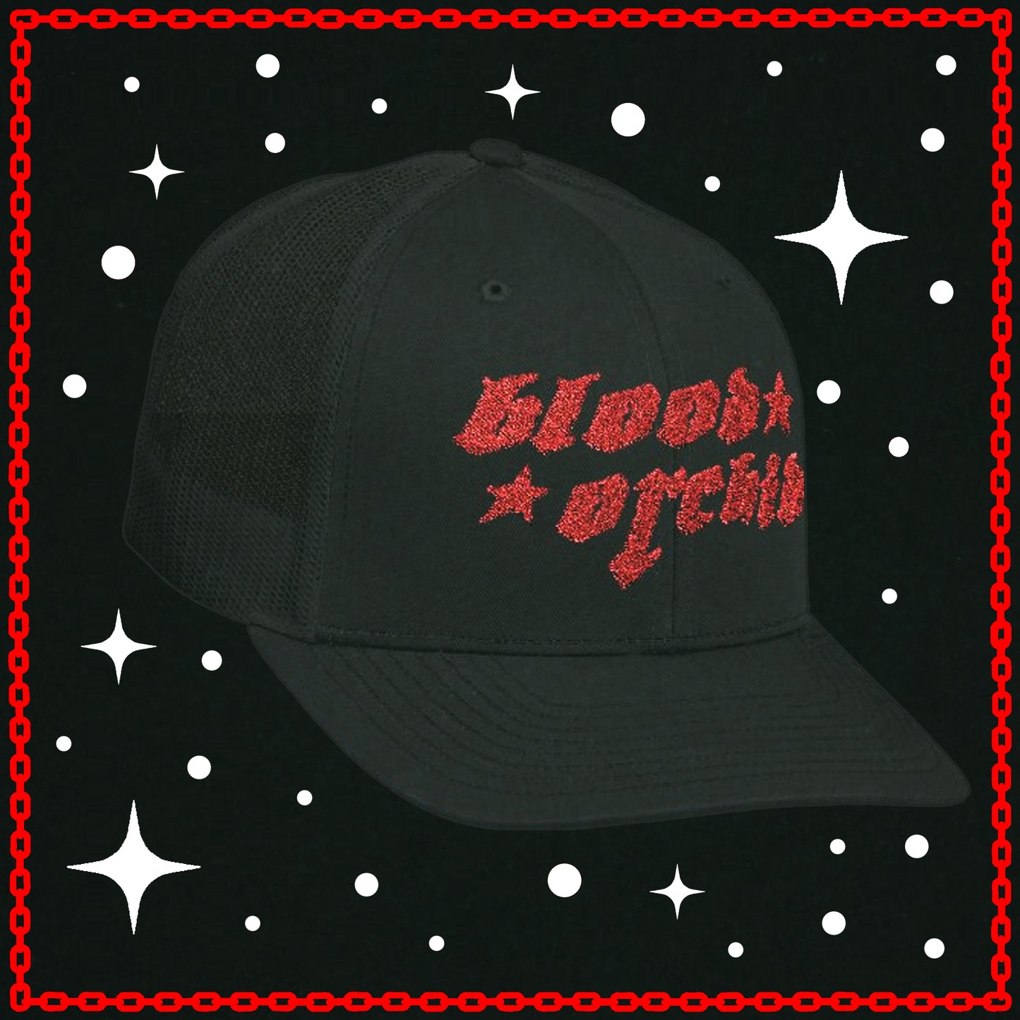 Blood Orchid Snapback Trucker Cap