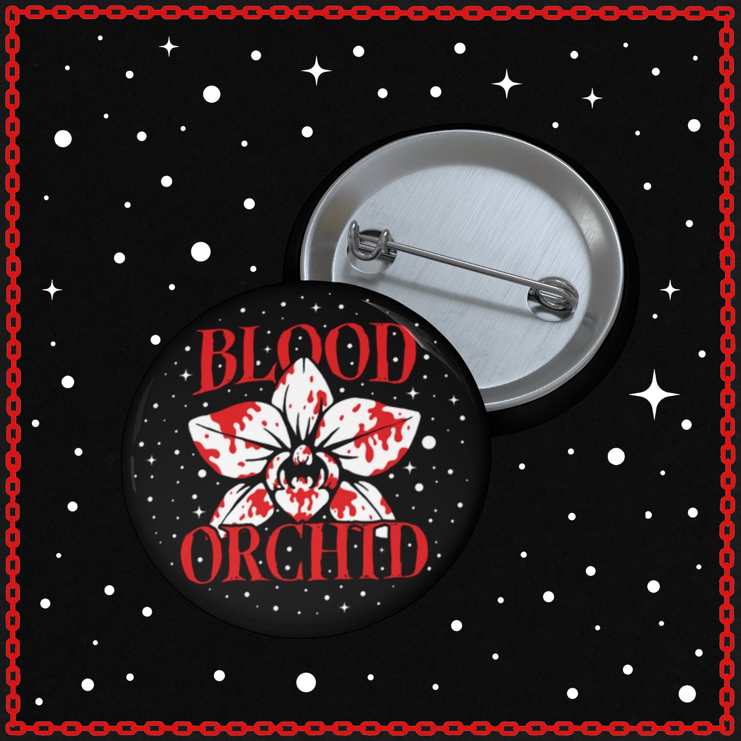 Blood Orchid Pin